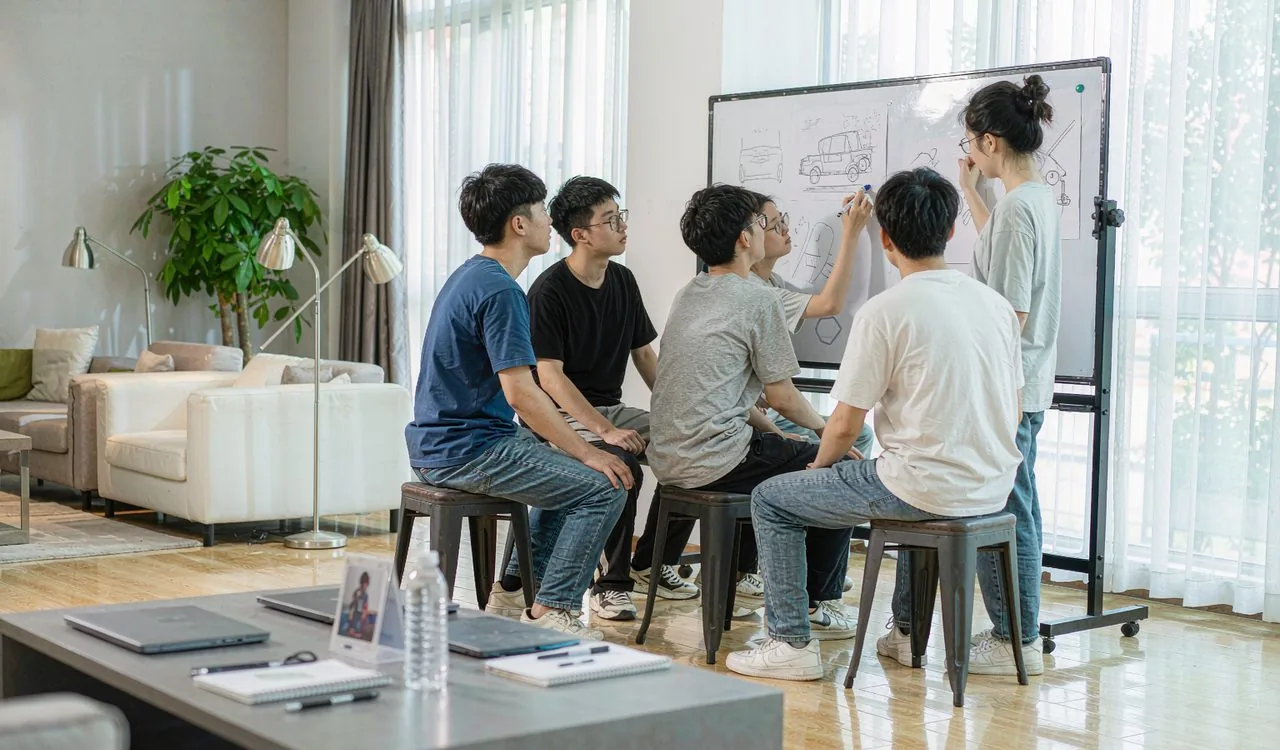 Product design team discussion